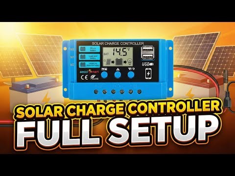 Solar Charge Controller Setup Amici Smart 30A 12V/24V Setup Guide | Loom Solar 12V 55w
