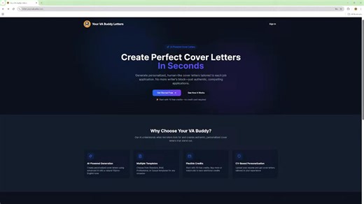 https://letter.yourvabuddy.com/ - The Most Powerful OLJ Cover Letter Generator | Your VA Buddy