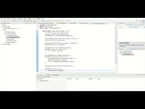 EVENT MANAGER PROJECT | CONSOLE APPLICATION USING JAVA | PUBLISH - SUBSCRIBER MODEL