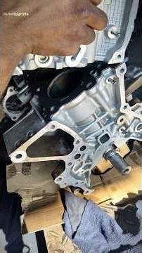 From broken to rebuilt.Real engine assembly in progress.#automobile #car