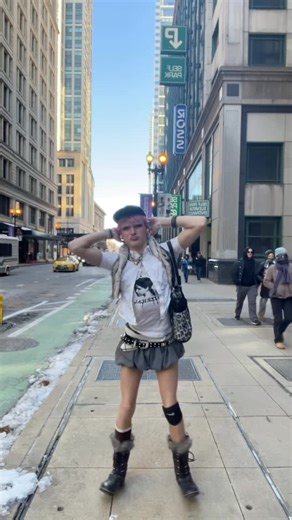 Stay at Home Mother on Instagram: "Freaky Gyal morning ritual #lgbtq #explorepage✨ #fashion #fyp #gay #explorepage #fashionstyle #model"