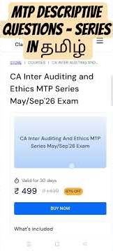 CA INTER AUDIT- 175+ QUESTIONS DISCUSSION @ JUST 499/- LINK IN DESCRIPTION