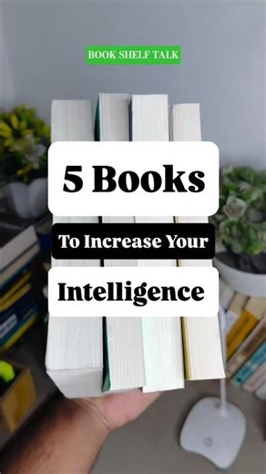 5 Books To Increase Your Intelligence #inspiration #books