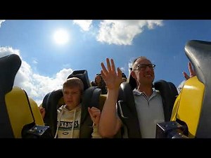 Onride: 'Boomerang' 🎢 (Reverse, ridercam) 4K/POV 2025 - Bellewaerde park