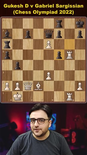 STUNNING! Gukesh Wins 6 in a Row for Team India Chess Olympiad 2022 #shorts