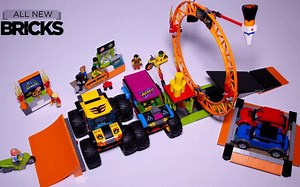 乐高60295城市系特技表演竞技场快速拼搭与评测