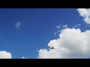 Airplane Soar Through Sky 4K Stock Footage Clip- No Copyright Video