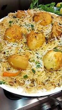Egg Biryani | Anda Biryani | अंडा बिरयानी #biryani #eggbiryani #eggrecipe #shortsfeed #viral