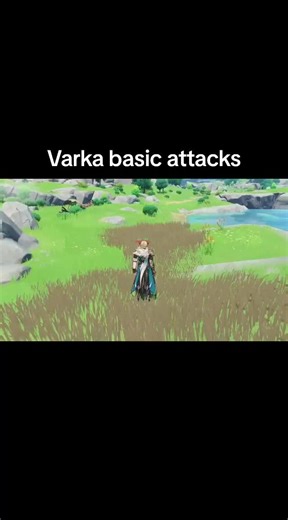 Varka Genshin Impact basic attacks #varka #hoyoverse #genshin #genshinimpact #nodkrai