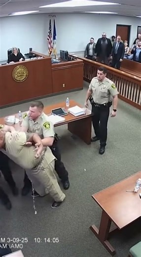 Courtroom Chaos Defendant Explodes as Deputies Struggle to Maintain Control