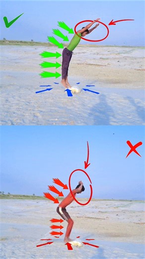 Frontflip Tutorial – Biggest Mistakes Beginners Make✅️!! #shorts