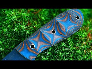 MAKING A HOMEMADE MICARTA [Trollsky Knifemaking]