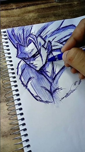 Draw & Share Challenge✨ #goku #dbz #drawing #quicksketch