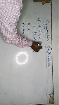 Symmetric difference.