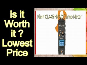 Klein CL445 HVAC Clamp Meter Features - Important Information