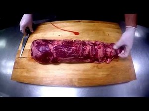 Steakhouse Filet Mignon How To Clean A Whole PSMO Tenderloin Butcher