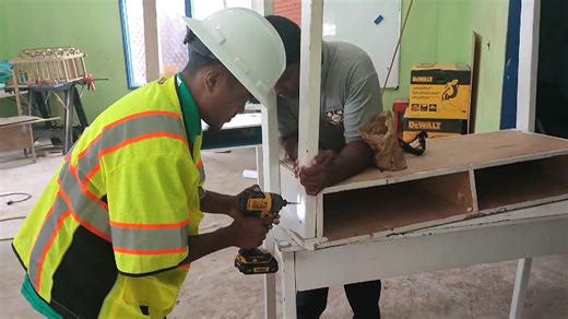 1.6K views · 35 reactions | Simple things can spark big creativity! Our Carpentry students are having fun learning hands-on skills as they fix and rebuild small items. These activities teach them not only craftsmanship, but also the importance of recycling and giving new life to old materials. Great job, students keep learning and keep creating! #LSACarpentry #HandsOnLearning #CreativeStudents | Life Skills Academy | Facebook