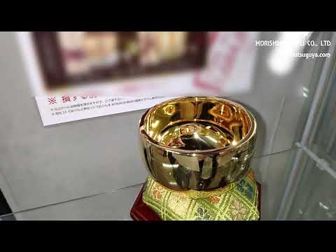 【超高額仏具】160万超えの純金おりんを鳴らしてみた