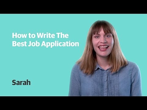 How to write the best job application