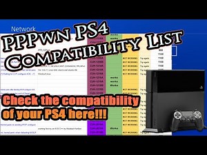 PS4 PPPwn Compatibility list | PS4 jailbreak 11.0 and below
