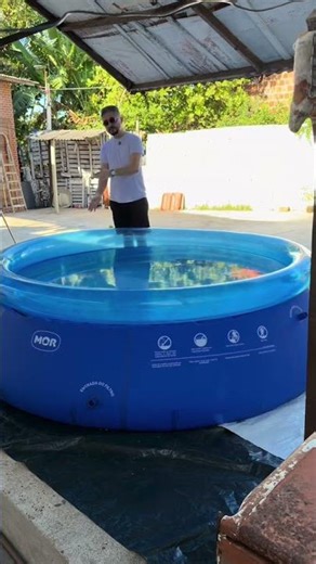 Splash Fun Round Inflatable Pool 2400 Liters - Mor