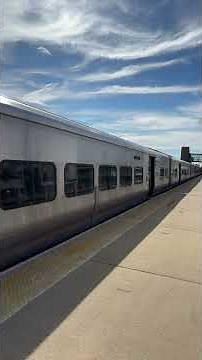 Lirr m7 train at ronkonkoma NY station