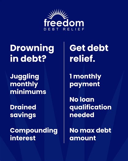 11 shares |  People are cutting their debt way down — without a loan. See how they’re doing it. | Freedom Debt Relief | Facebook
