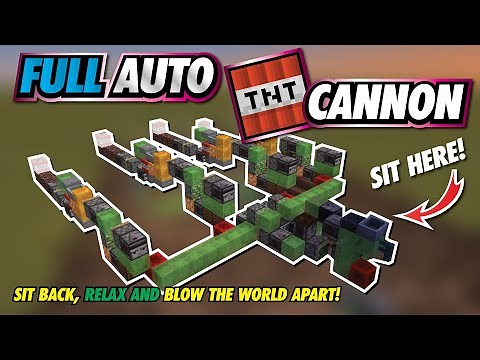 Minecraft Tunnel Bore | FULL AUTO TNT MINER