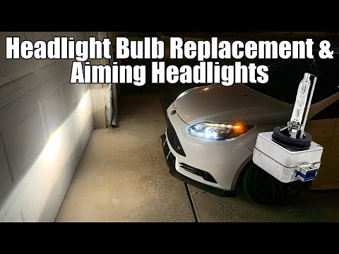 How to Change Ford Focus HID Headlight Bulbs and Align Headlight Beams