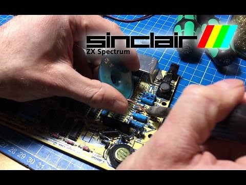 ZX Spectrum 48k Capacitor Replacement