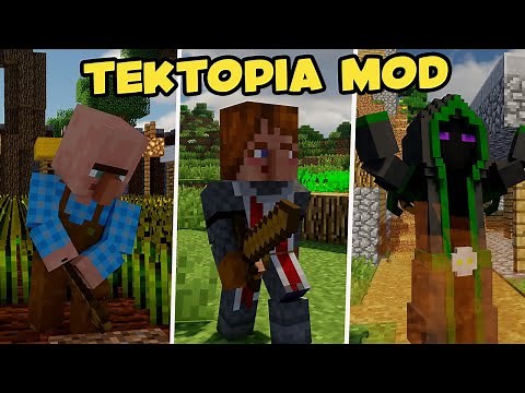 CRIE SUA VILA MEDIEVAL NO MINECRAFT | TekTopia Mod Tutorial - PT-BR