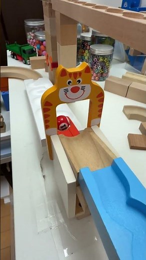 マーブルランレース Trix Track and HABA mixed course 8 #マーブルラン #marblerun #marblesrace #ビー玉転がし #Trix Track