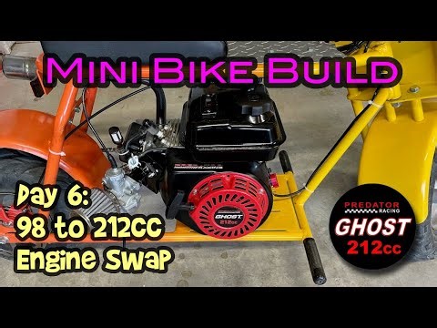 Mini Bike Build #6: Predator Ghost on a Rascal Lite