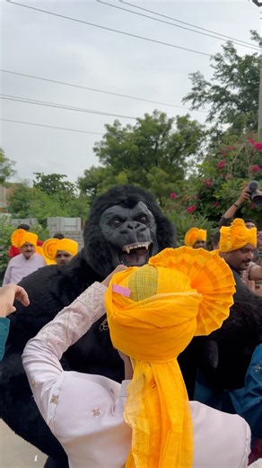 😂Gorilla Dance In Wedding | Funny Video #shorts #gorilla #trending