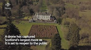 6.1K views · 86 reactions | Drone shots capture Scotland’s biggest maze as it prepares to reopen to the public. bit.ly/32RiSbn | STV News | Facebook