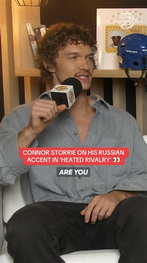 Connor Storrie had us FOOLED with his spot-on Russian accent in @heatedrivalrycrave 😱🔥 Watch the FULL interview with Connor Storrie and Hudson Williams, on YT/MUCH 🎥⭐️ The first two episodes of “Heated Rivalry” are out now on Crave! | MUCH