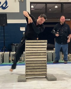 Checking Martial Arts Striking Technique for the $1000 Grand Prize for one Hit | Power Arm Concrete Slabs Breaking Challenge #karate #martialarts #taekwondo #tct #southernshowdown #breakingpoint | Point Fighter Live