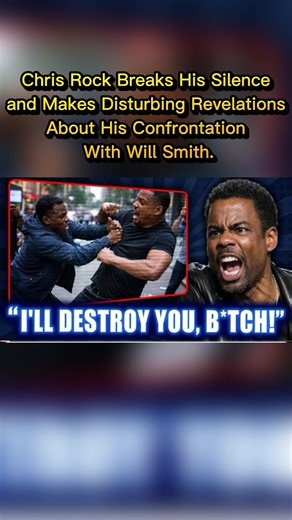 Chris Rock Breaks His Silence and Makes Disturbing Revelations About His Confrontation With Will Smith. 🚨 Chris Rock has finally opened up about his confrontation with Will Smith, sharing revelations that shocked many fans. His words are sparking intense discussion online, as people revisit the moment and debate its lasting impact on Hollywood. 🎭💥 #ChrisRock #WillSmith #CelebrityNews #Trending #PopCulture