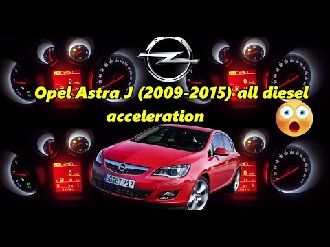 ⚡ Opel Astra J Diesel (2009–2015) – Acceleration Battle | All Engines Compared
