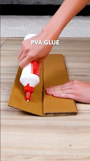 DIY rocking chair from cardboard! 🪑♻️ So comfy!🌱#upcycle #diyfurniture