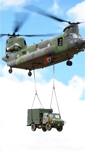 US Army Helicopter Lifting a Truck – Amazing Air Power!