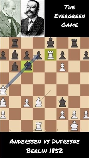 This ONE Move Made the Evergreen Game Eternal!! #chess #chesstactics #chess #puzzle @GothamChess