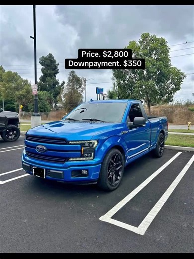 2019 Ford F-150 Regular Cab 🚙 Total Price: $2800 | Downpayment: $350 🔥 Only 41,000 miles ⚙️ Automatic Transmission 💙 Blue Exterior | 🖤 Black Interior Tough, clean, and ready for the road! 💨 Don’t miss this truck deal — DM now to drive today! 💰 #FordF150 #TruckDeals #CheapCars #AffordableTrucks #DriveToday