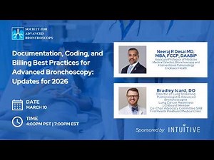 MARCH 2026 | Documentation, Coding, and Billing Best Practices for Advanced Bronchoscopy Updates