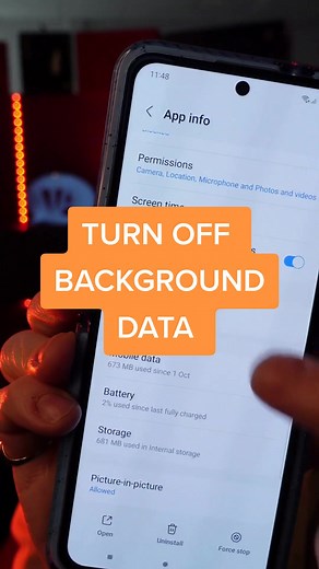 How to Save Data on Your Android Phone: Disable Background Data Usage