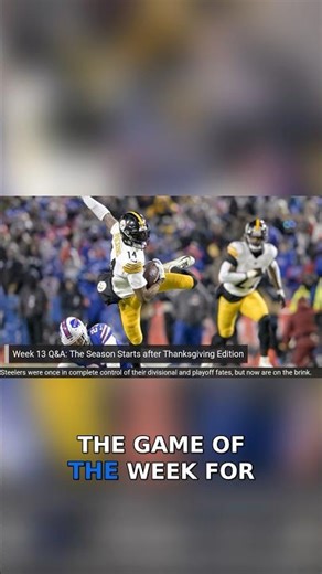 Pittsburgh Steelers vs Buffalo Bills Game of the week?! #buffalobills #pittsburghsteelers #shorts