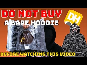 $80 Bape Hoodie from DHGate | Quality Check & Review