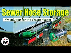 Waste Master RV Sewer Hose Storage Solution