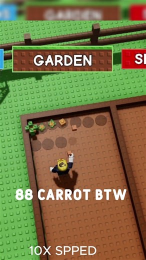I planted 88 carrot seeds😭 #roblox #shorts #robloxmemes