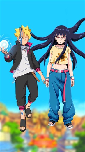 Boruto vs himawari | who is strong? #naruto #boruto #himawari #youtubeshorts #shorts